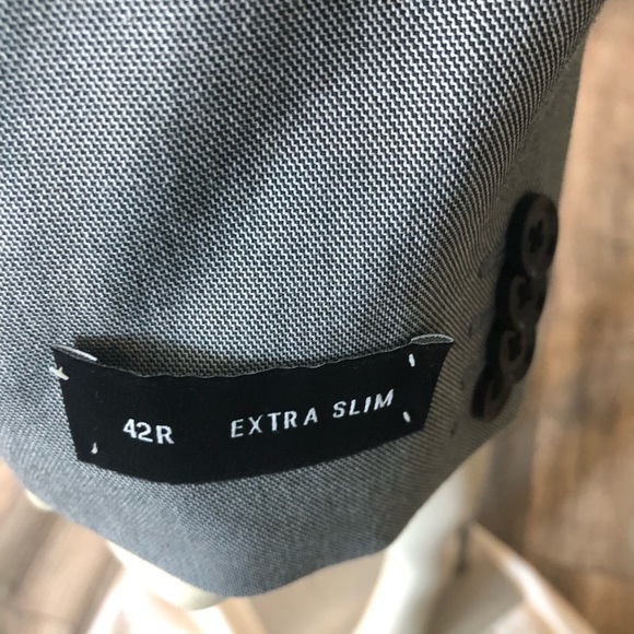 Express men’s suitcoat nwt 42 R extra slim - Picture 5 of 8